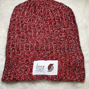 Love Your Melon Red Knit Beanie